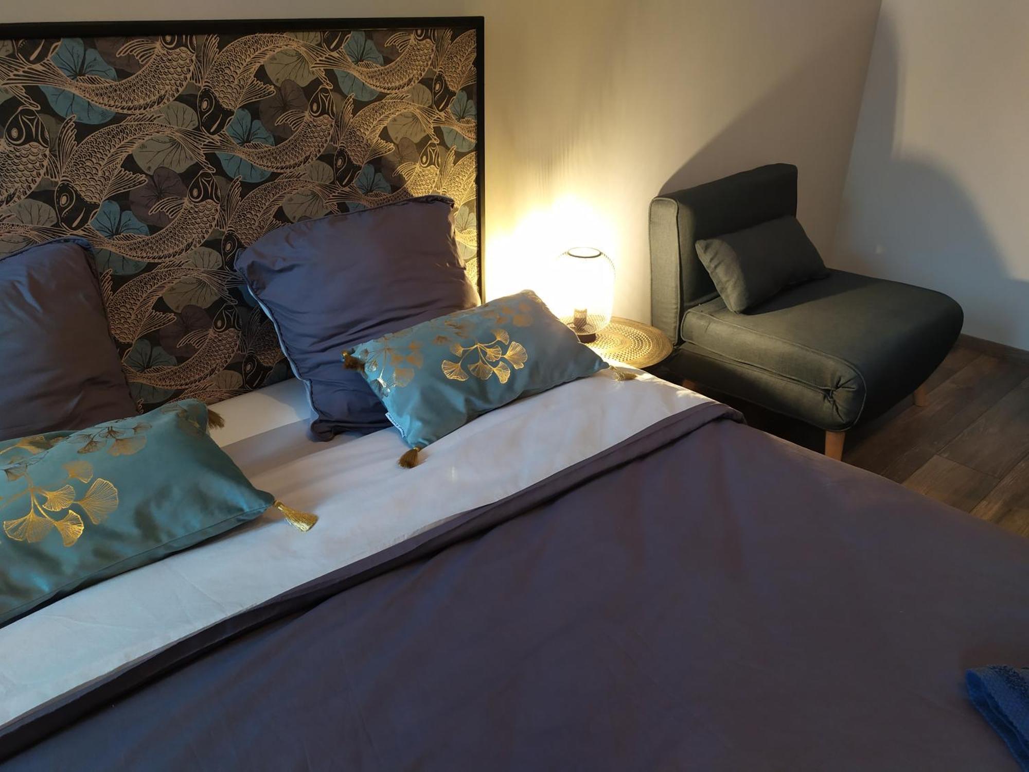 Chambres D'Hotes "Au Pied De La Bealiere" Montpezat-sous-Bauzon Oda fotoğraf
